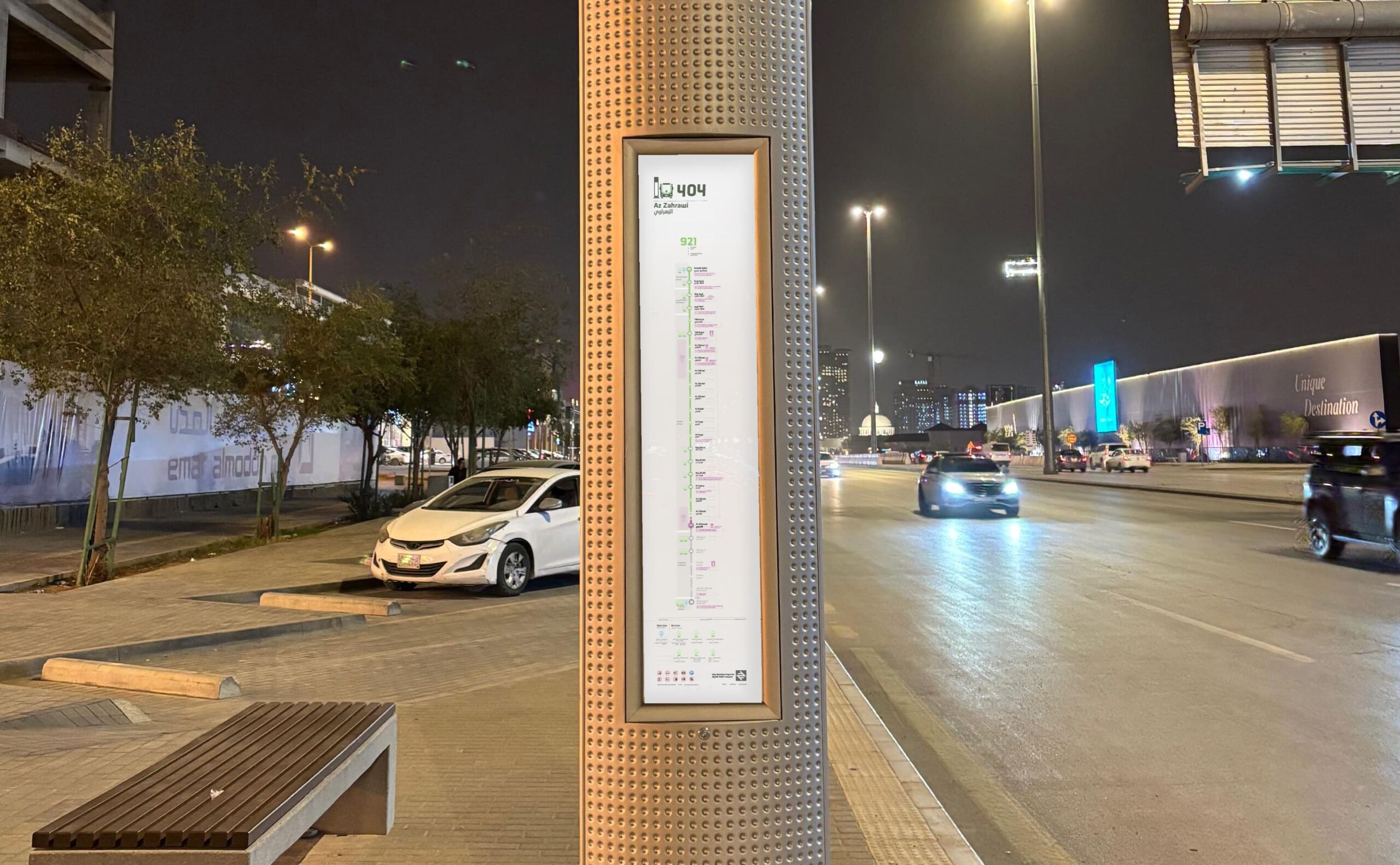 Riyadh Bus Network Pilot Project: Information and Mapping